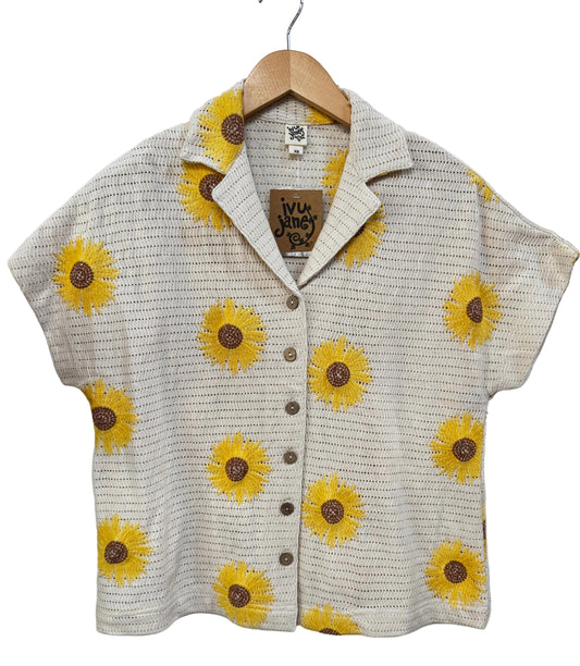 Sunflower Shacket Top