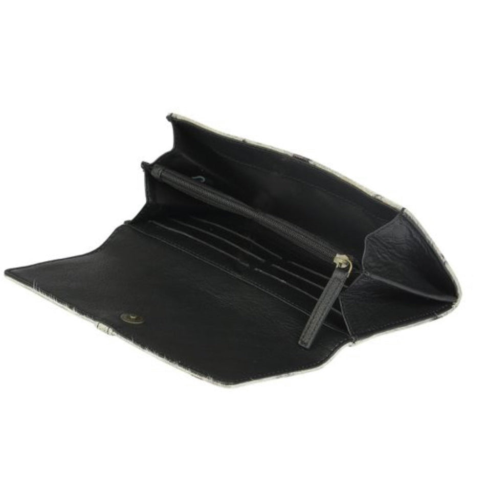 White Hide Wallet