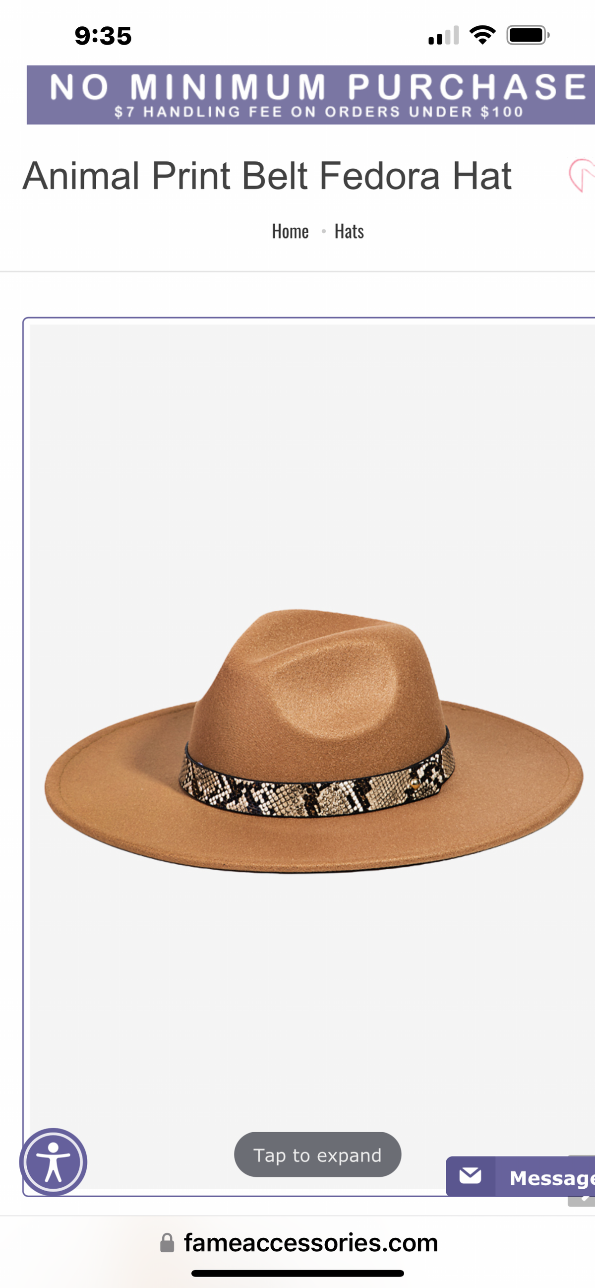 Animal Fedora