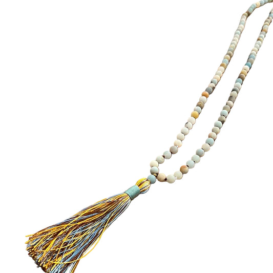 Amazonite and Tassels